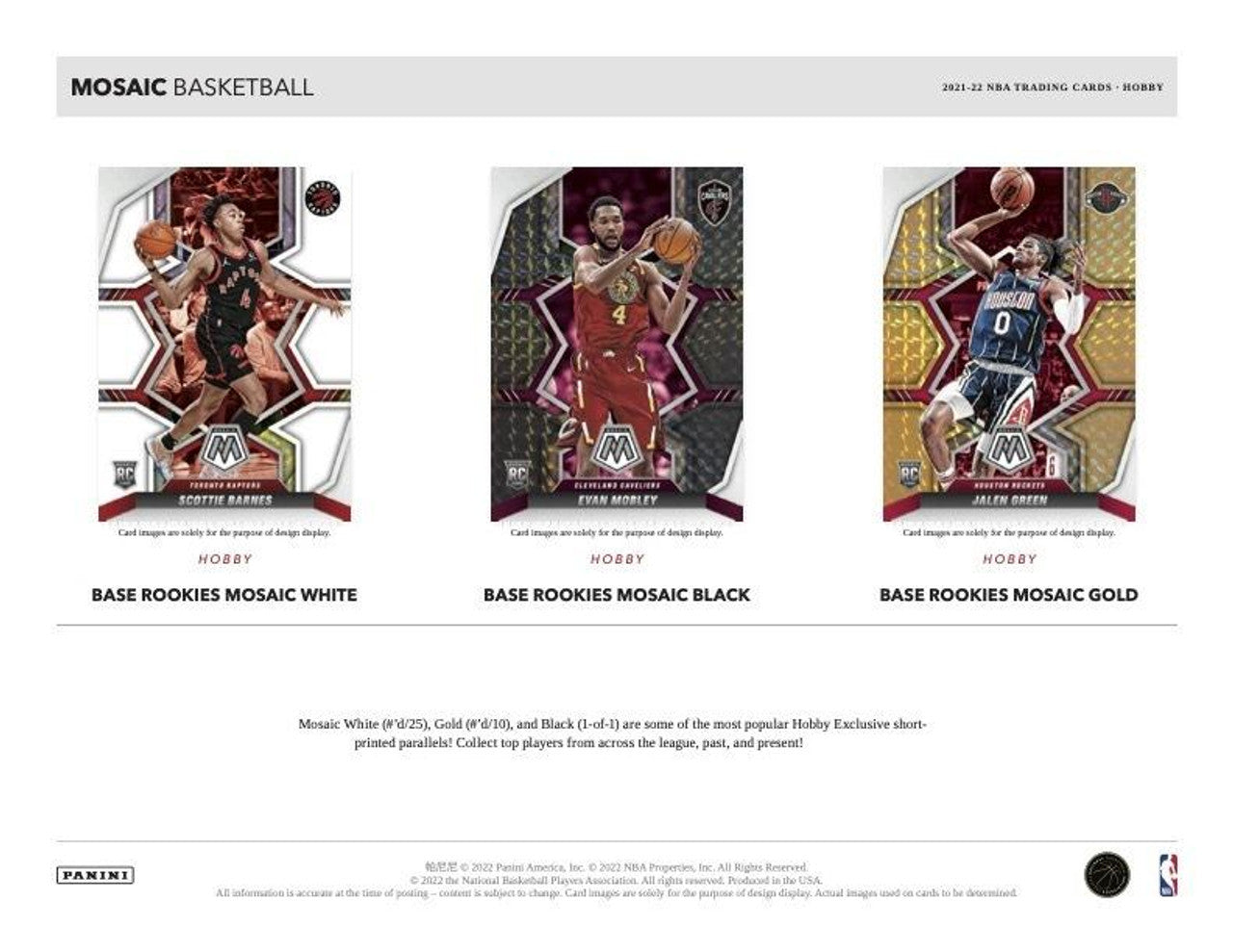 2021/22 Panini Mosaic Basketball Hobby Case (12)