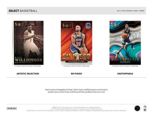 2021/22 Panini Select Basketball Hobby Box