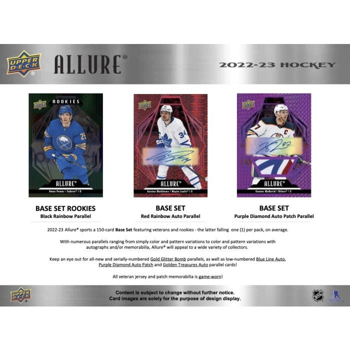 2022/23 Upper Deck Allure Hockey Hobby Case (18)