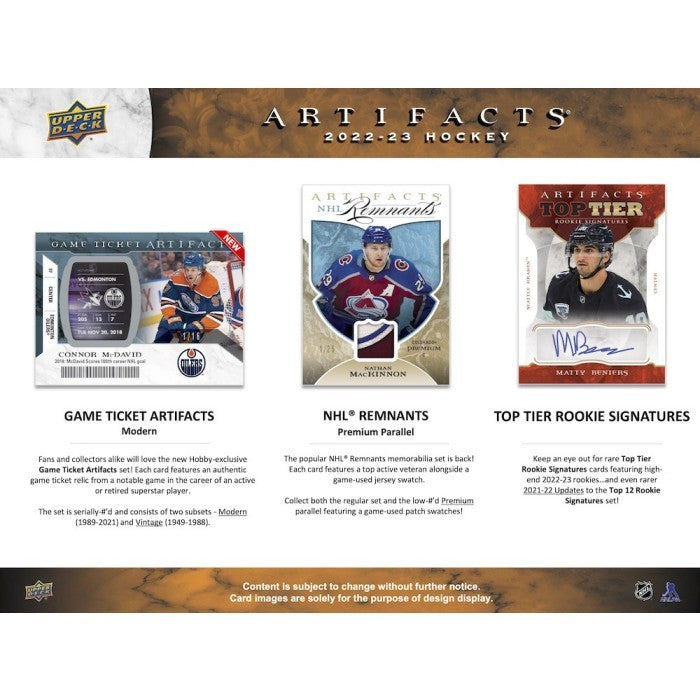 2022/23 Upper Deck Artifacts Hockey Case (20)