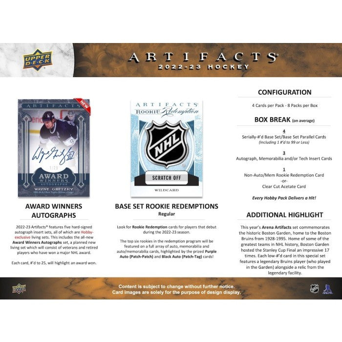 2022/23 Upper Deck Artifacts Hockey Case (20)