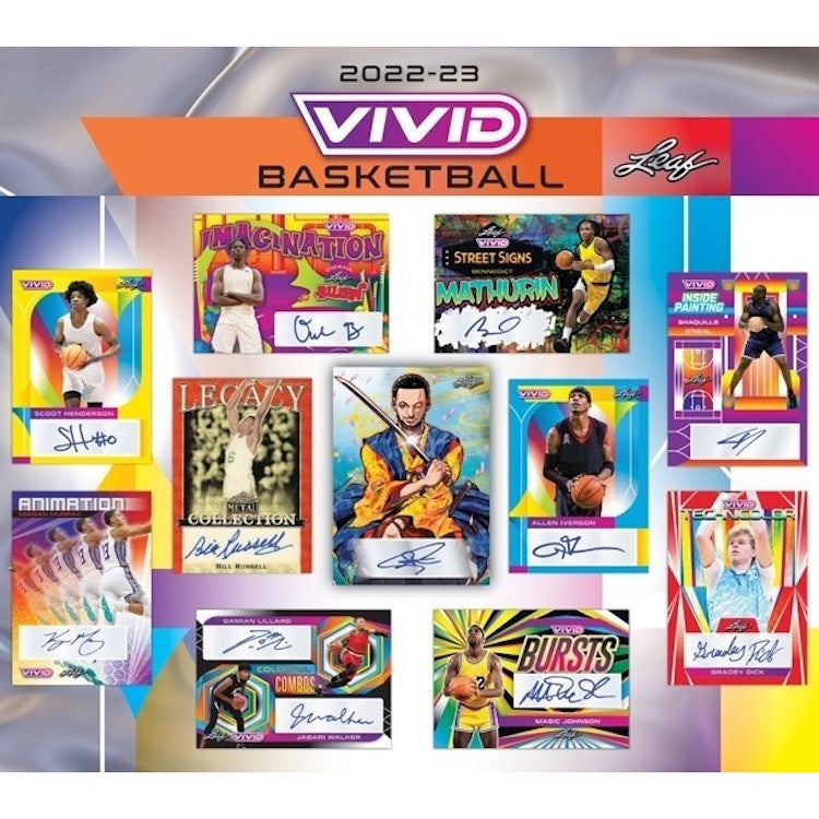 2022/23 Leaf Vivid Basketball Hobby Box