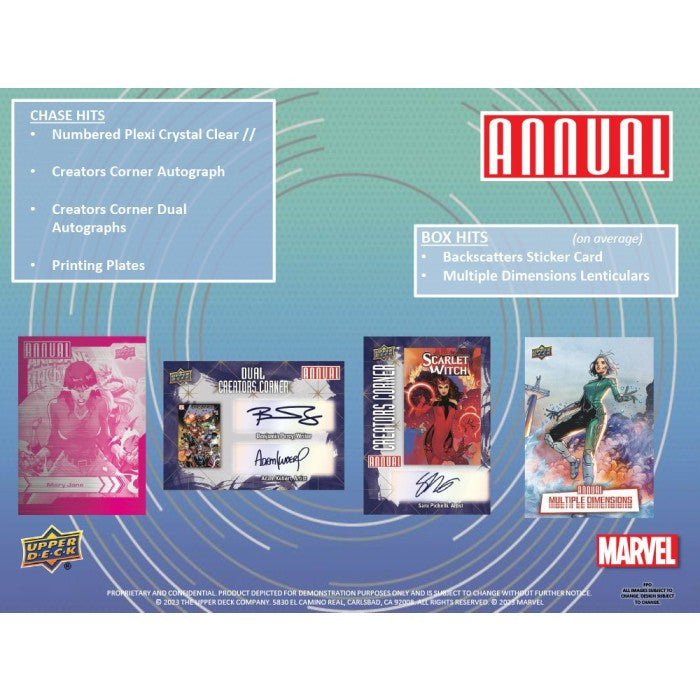 2022/23 Upper Deck Marvel Annual Hobby Case (16)