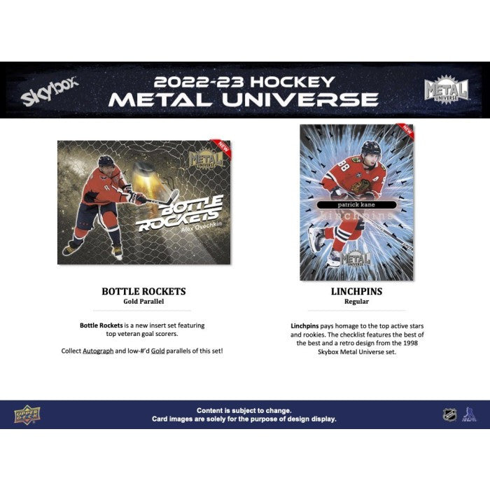 2022/23 Upper Deck Skybox Metal Universe Hockey Hobby Box