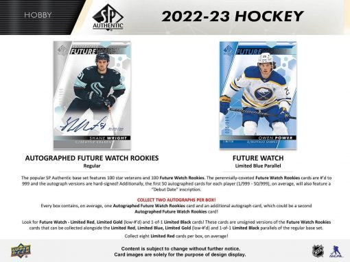 2022/23 Upper Deck SP Authentic Hockey Hobby Case (16)