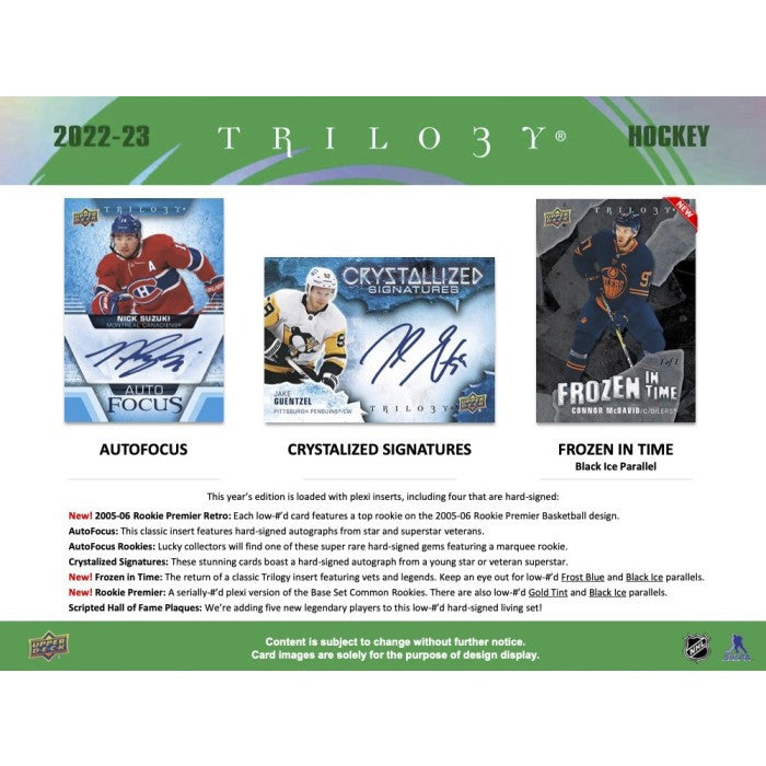 2022/23 Upper Deck Trilogy Hockey Hobby Case (20)
