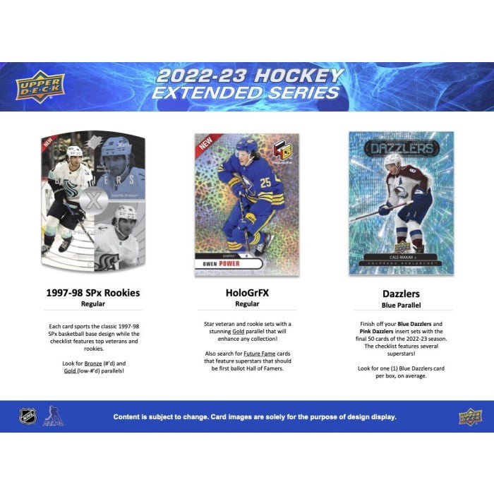 2022/23 Upper Deck Extended Series Hockey Hobby Case (12)