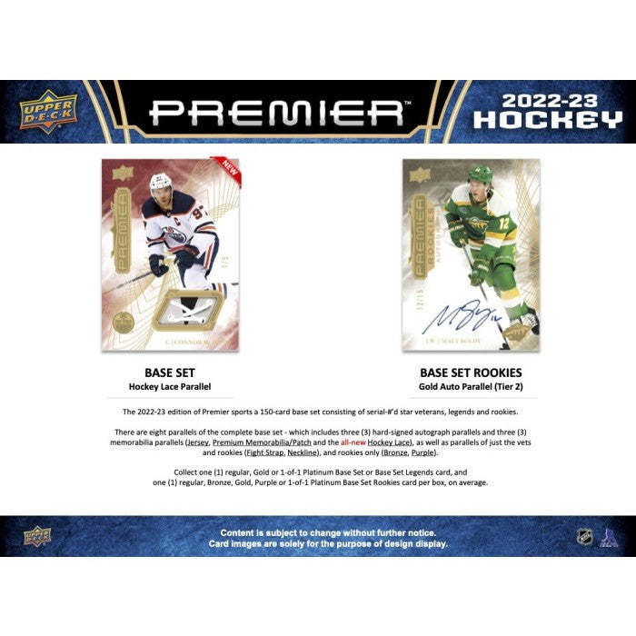 2022/23 Upper Deck Premier Hockey Hobby Case (10)