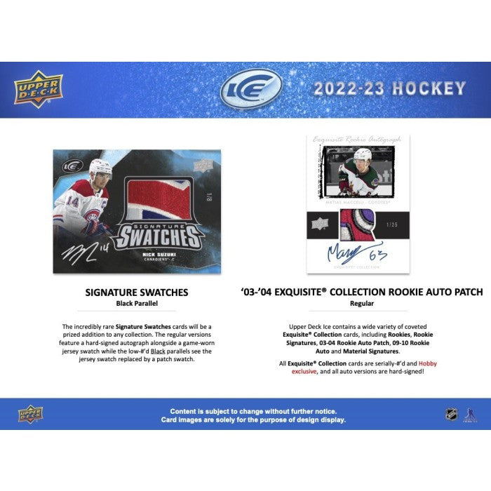 2022/23 Upper Deck Ice Hockey Hobby Case (12)