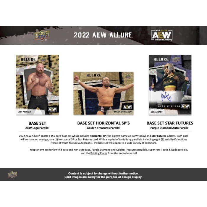 2022 Upper Deck AEW Allure Wrestling Hobby Box