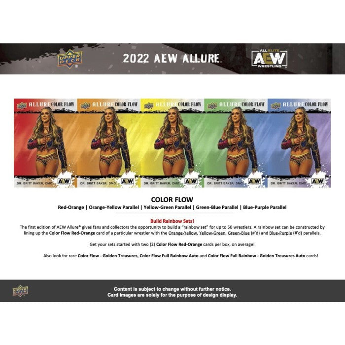 2022 Upper Deck AEW Allure Wrestling Hobby Case (10)