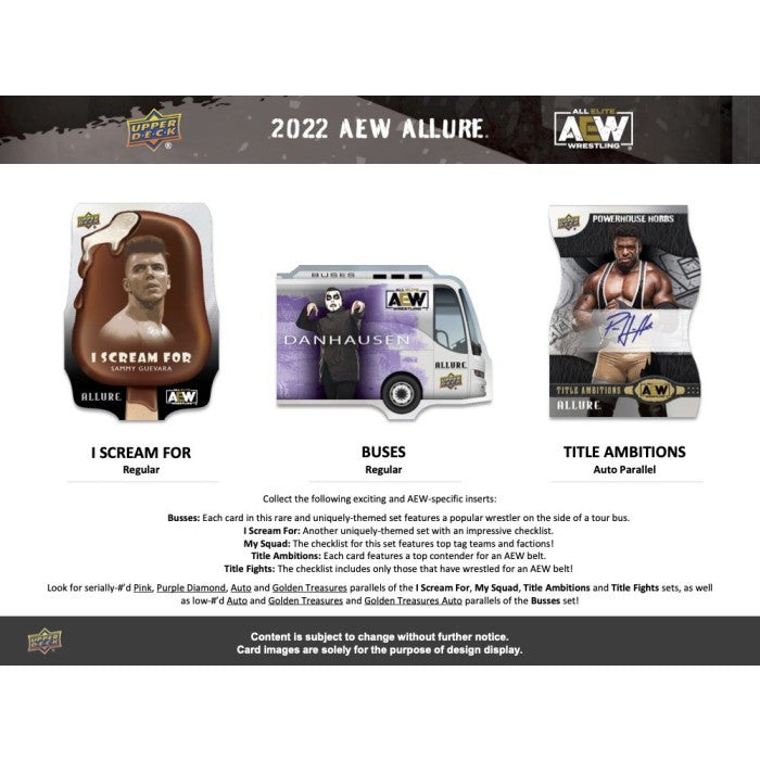 2022 Upper Deck AEW Allure Wrestling Hobby Box