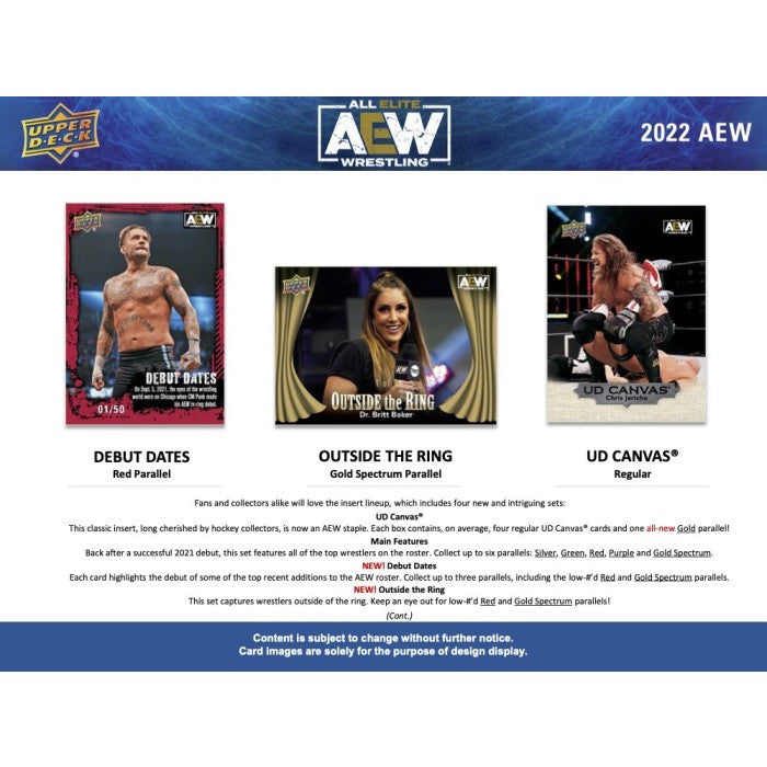 2022 Upper Deck AEW Elite Wrestling Hobby Box