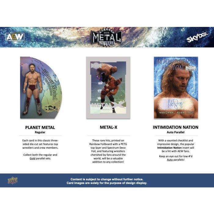 2022 Upper Deck AEW Skybox Metal Universe Wrestling Case (16)