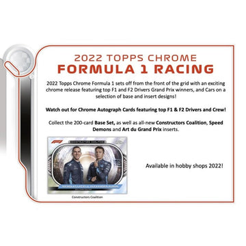 2022 Topps F1 Formula One Chrome Racing Case (12)