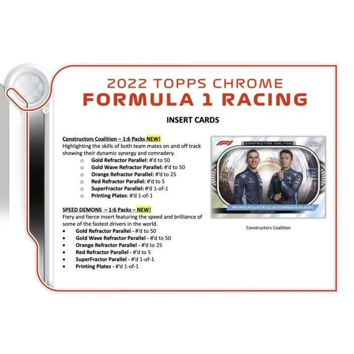 2022 Topps F1 Formula One Chrome Racing Case (12)