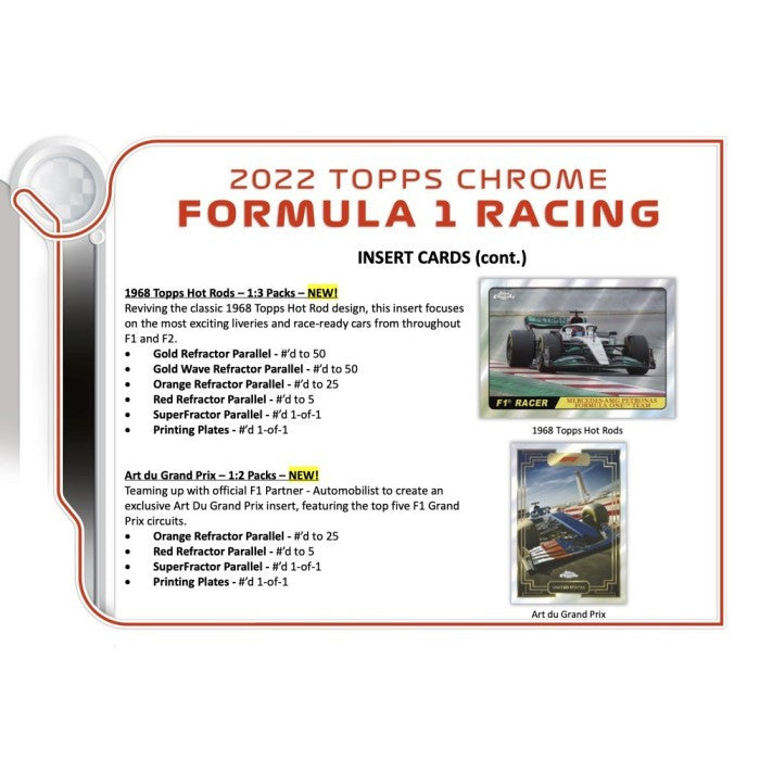 2022 Topps F1 Formula One Chrome Racing Case (12)