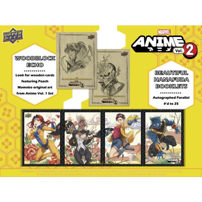 2023 Upper Deck Marvel Anime Volume 2 Hobby Box