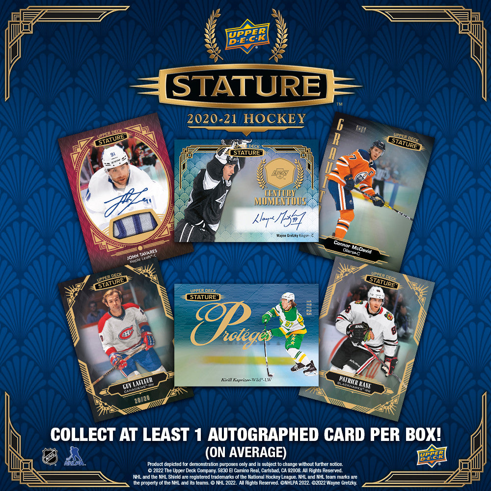 2020/21 Upper Deck Stature Hockey Hobby Box