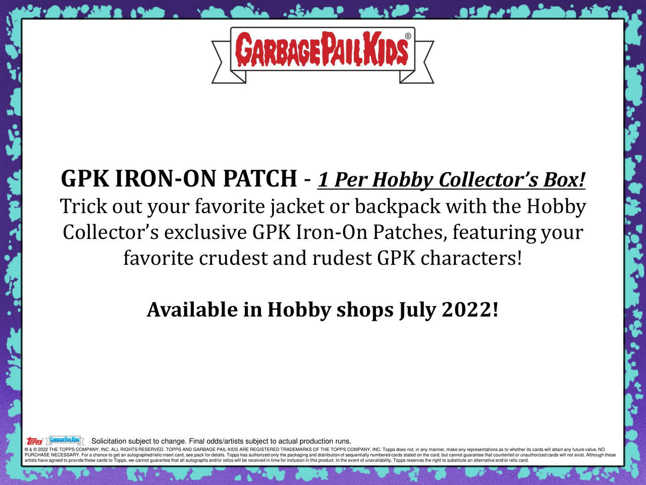 2022 Topps Garbage Pail Kids Book Worms Hobby Case (8)