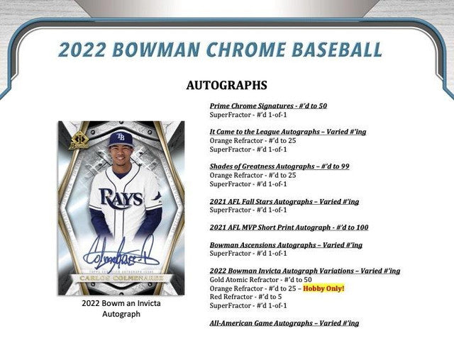 2022 Bowman Chrome Baseball Hobby Case (12)