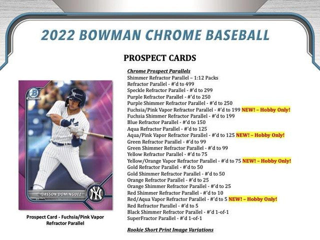 2022 Bowman Chrome Baseball Hobby Case (12)