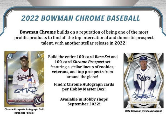 2022 Bowman Chrome Baseball Hobby Case (12)