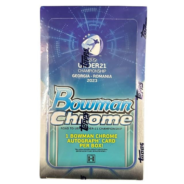 2022 Bowman Chrome Road to UEFA Under 21 European Championship Soccer Hobby Box