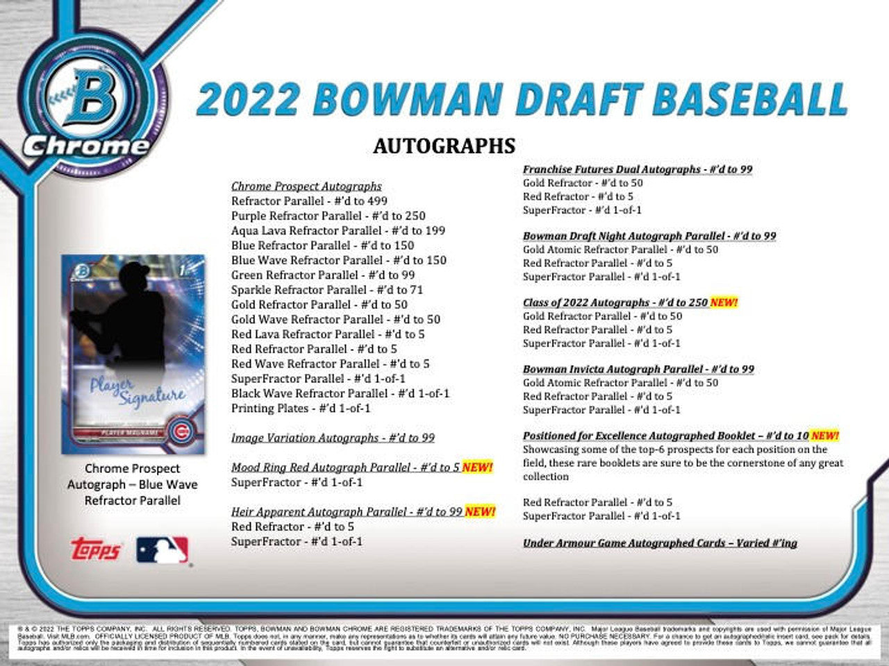 2022 Bowman Draft Baseball Super Jumbo Hobby Box