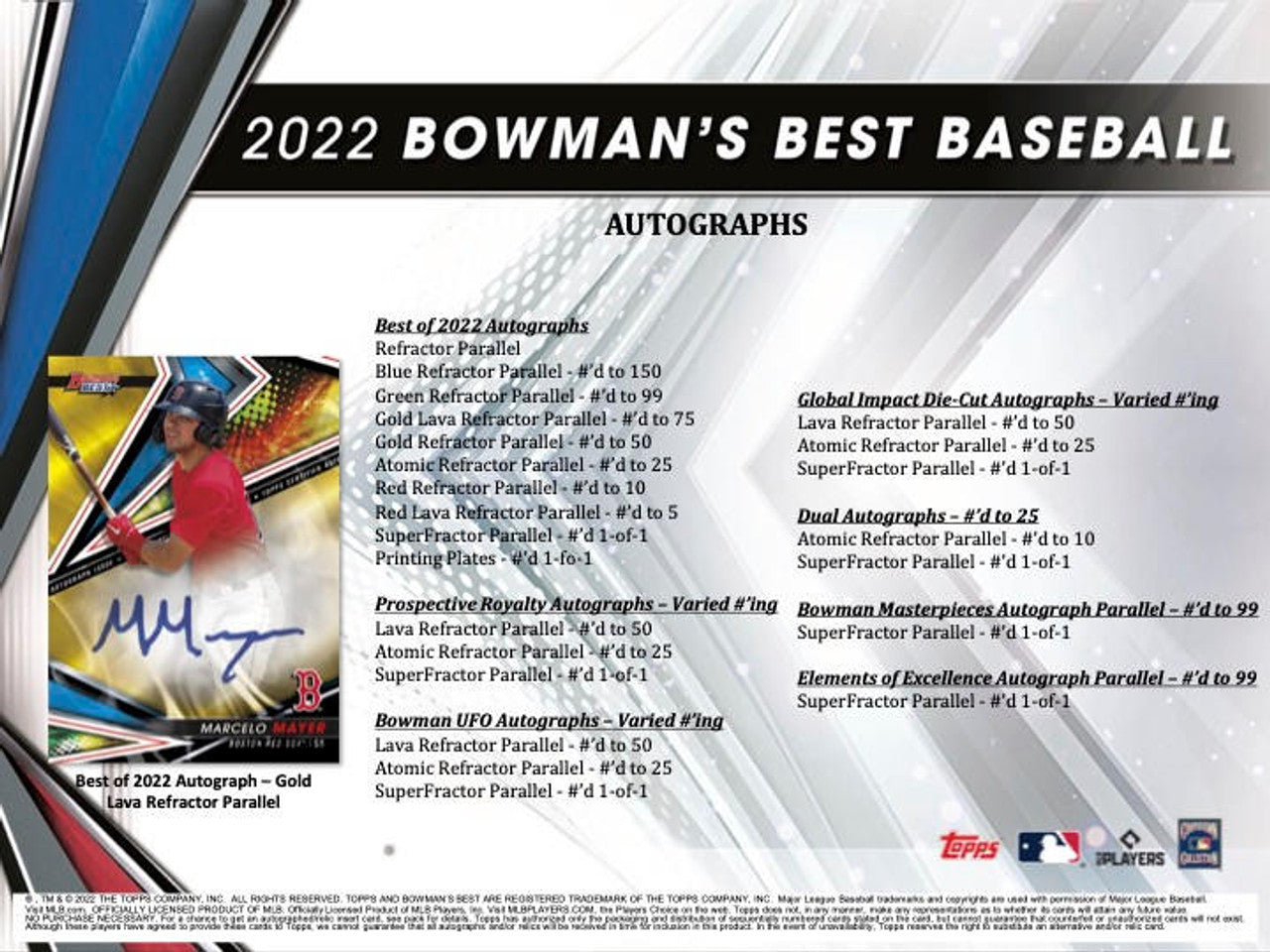 2022 Bowman's Best Baseball Hobby Case (8)