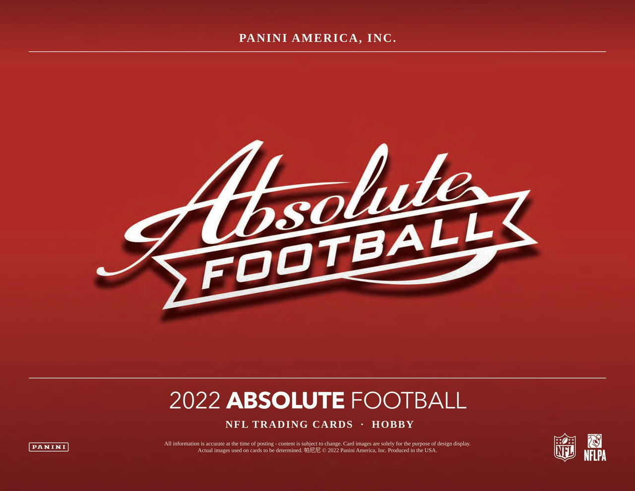 2022 Panini Absolute Football Hobby Box