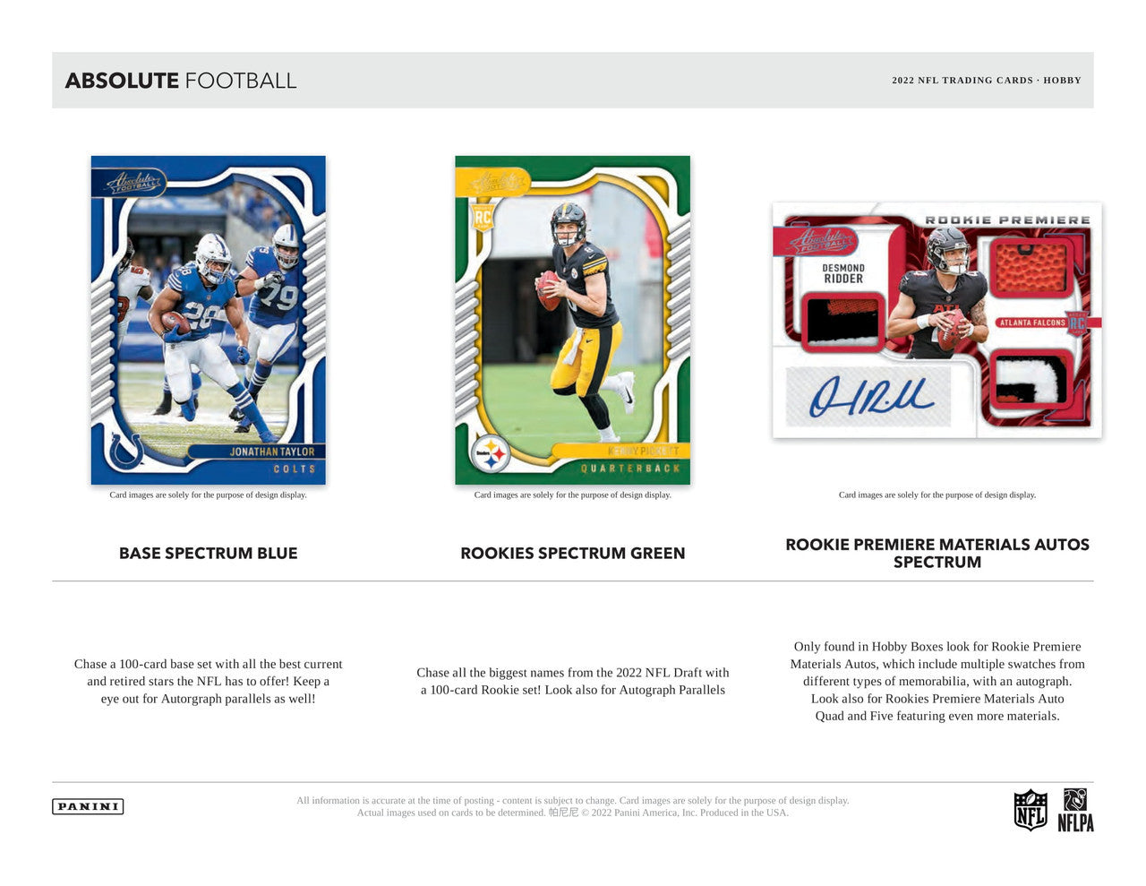 2022 Panini Absolute Football Hobby Case