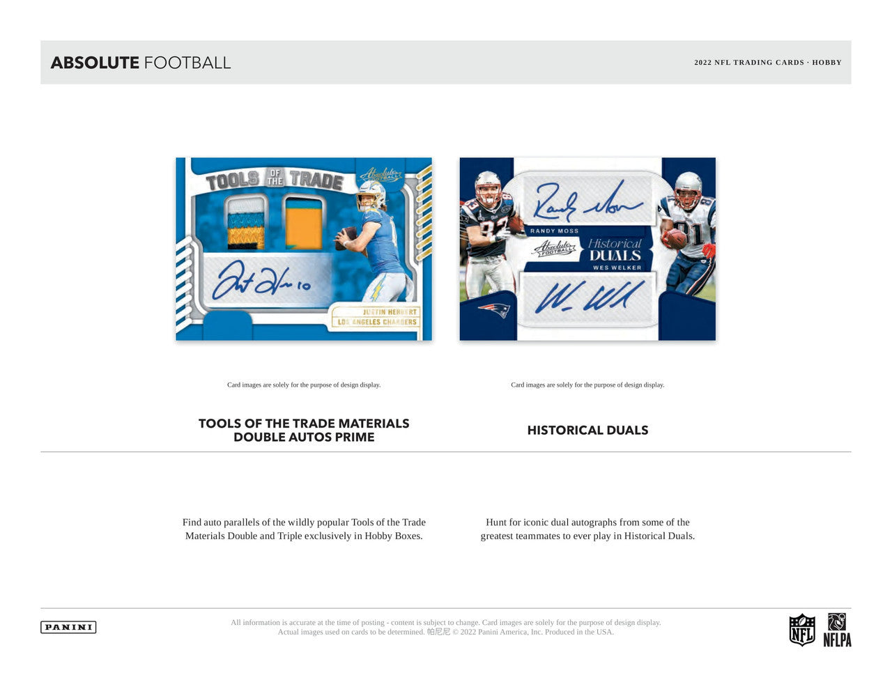 2022 Panini Absolute Football Hobby Box