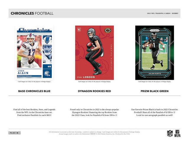 2022 Panini Chronicles Football Hobby Box
