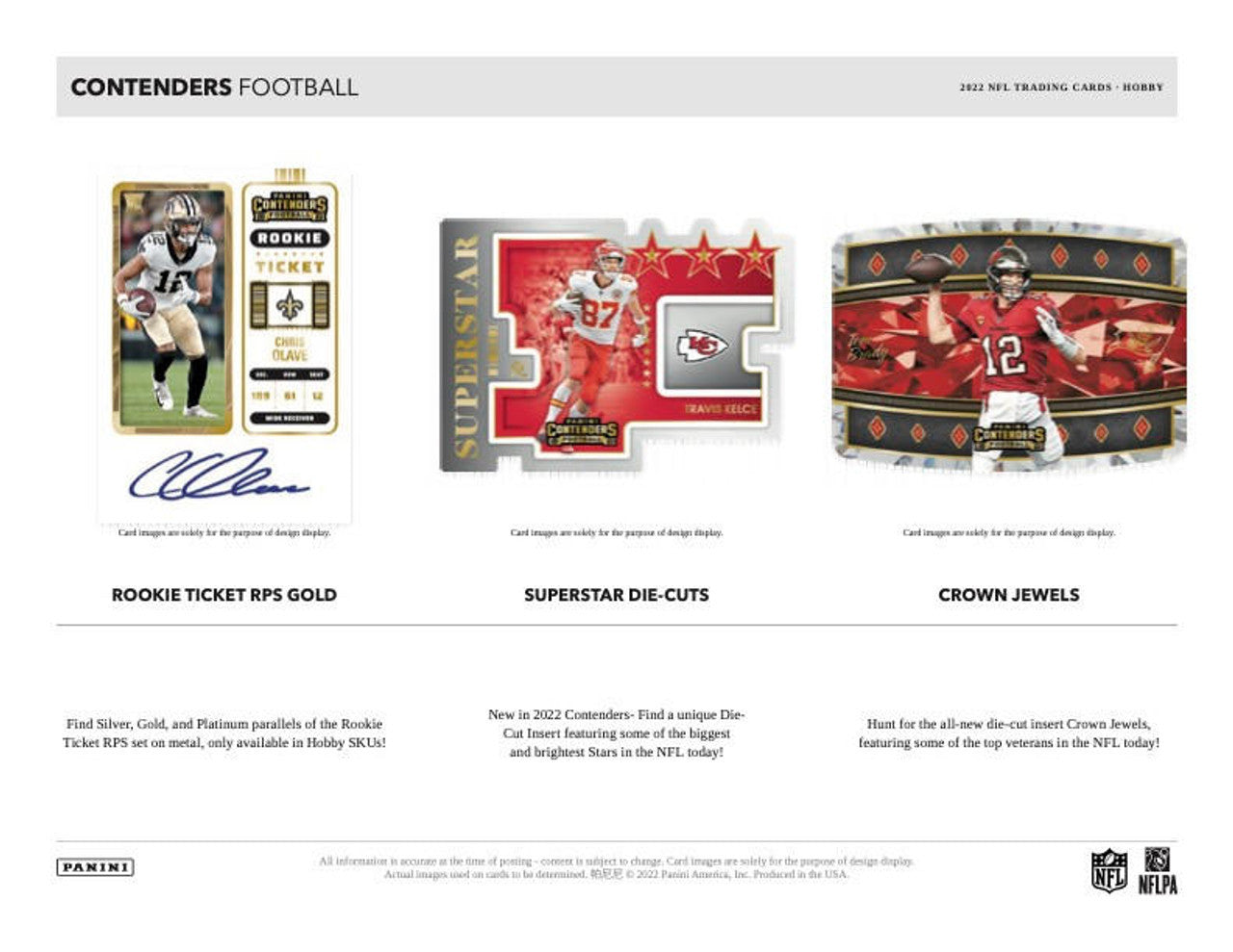 2022 Panini Contenders Football Hobby Box