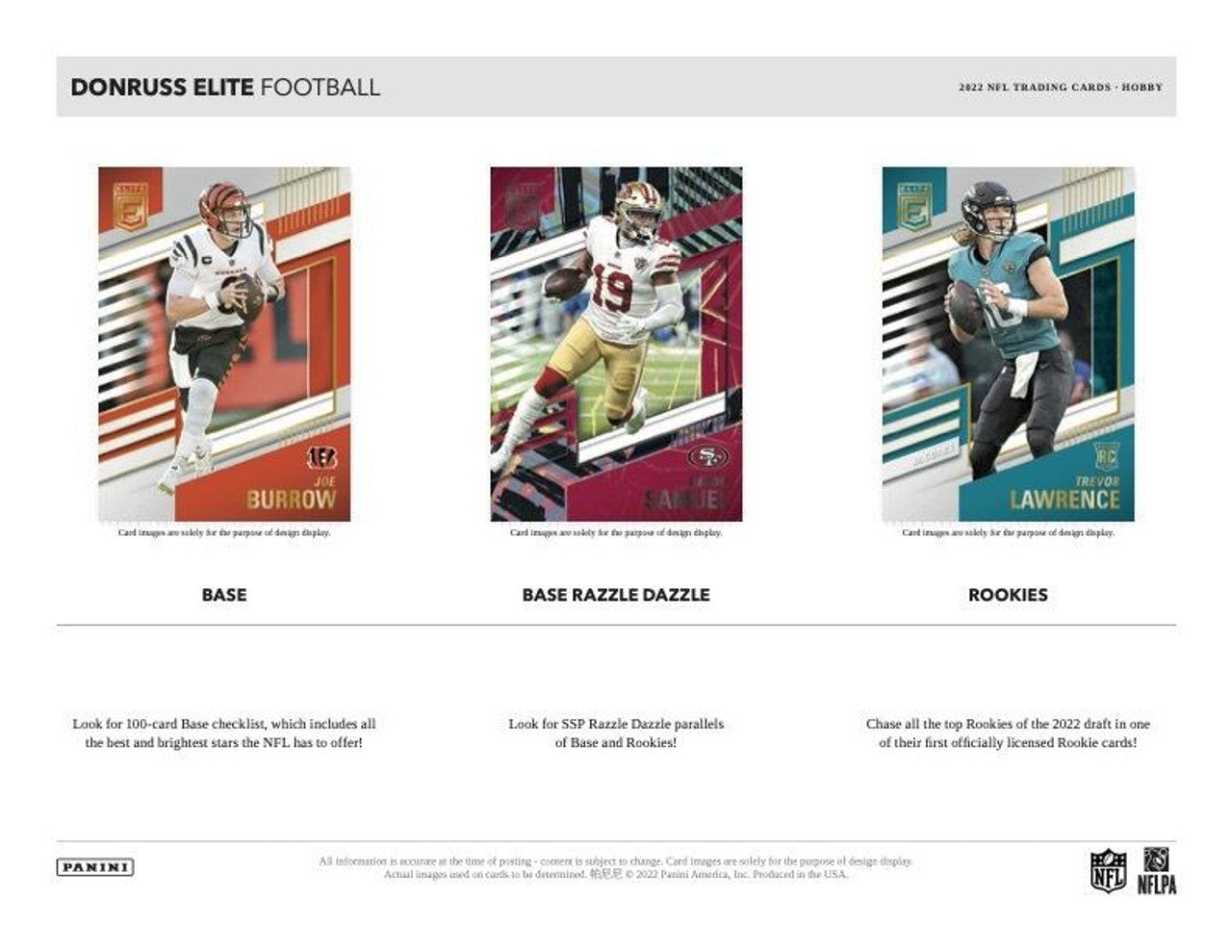 2022 Panini Donruss Elite Football Hobby Box