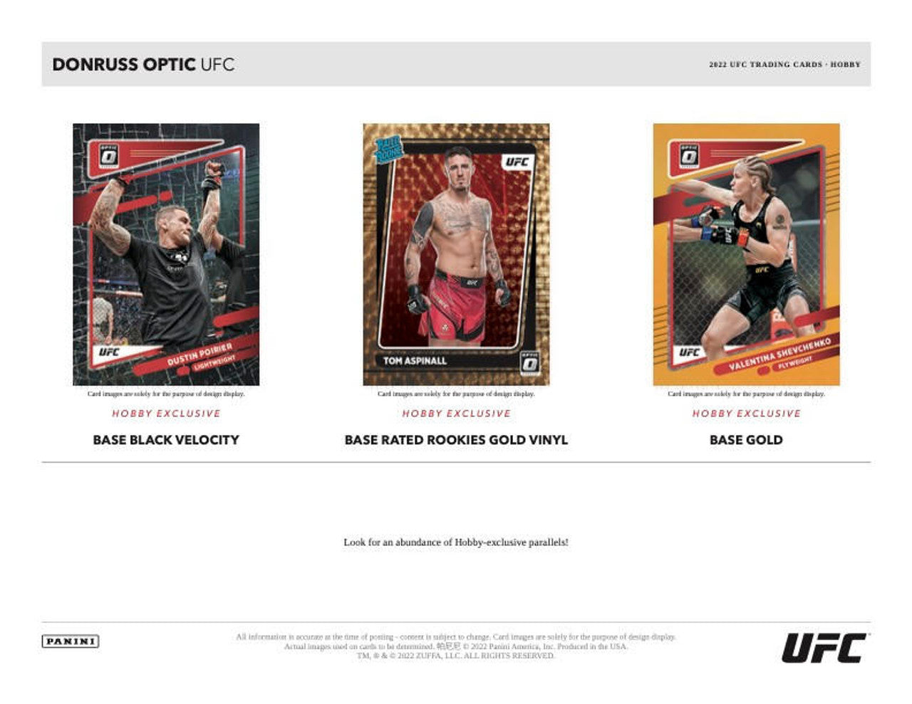 2022 Donruss Optic UFC Hobby Box