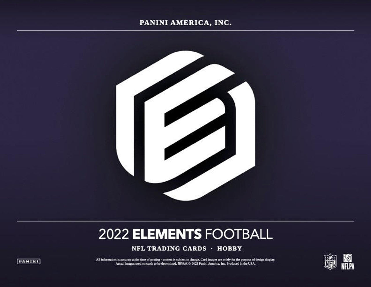 2022 Panini Elements Football Hobby Box