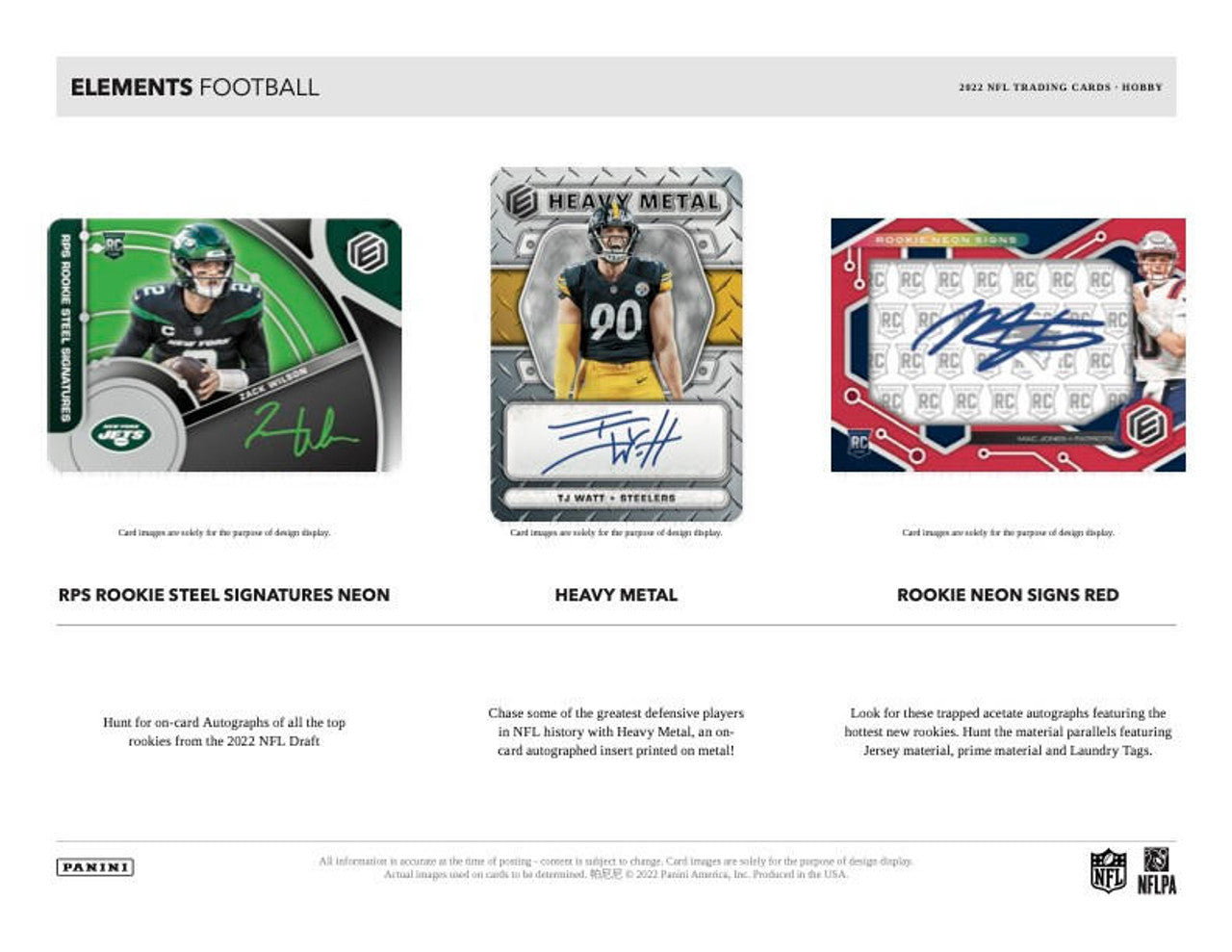 2022 Panini Elements Football Hobby Box