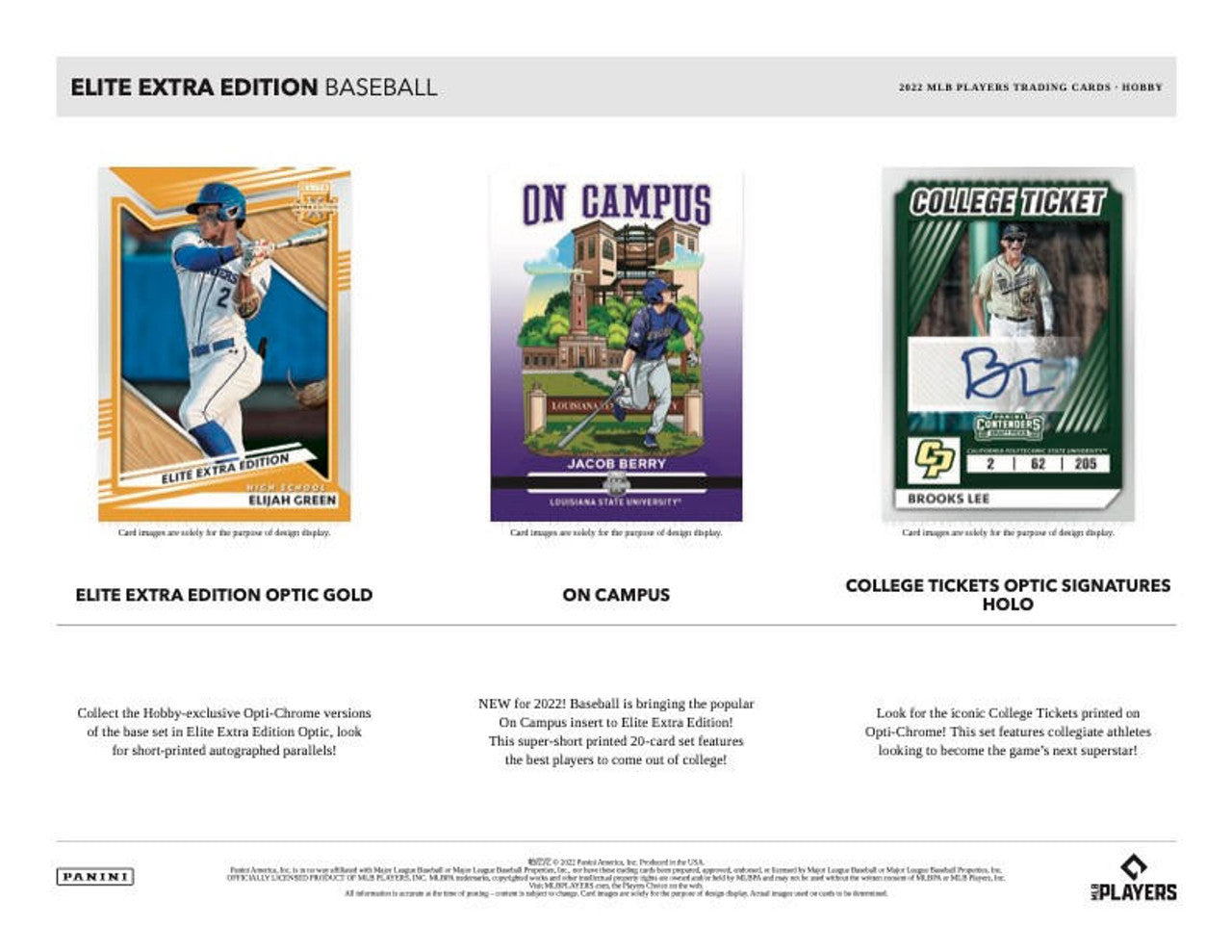 2022 Elite Extra Edition Baseball Hobby Box