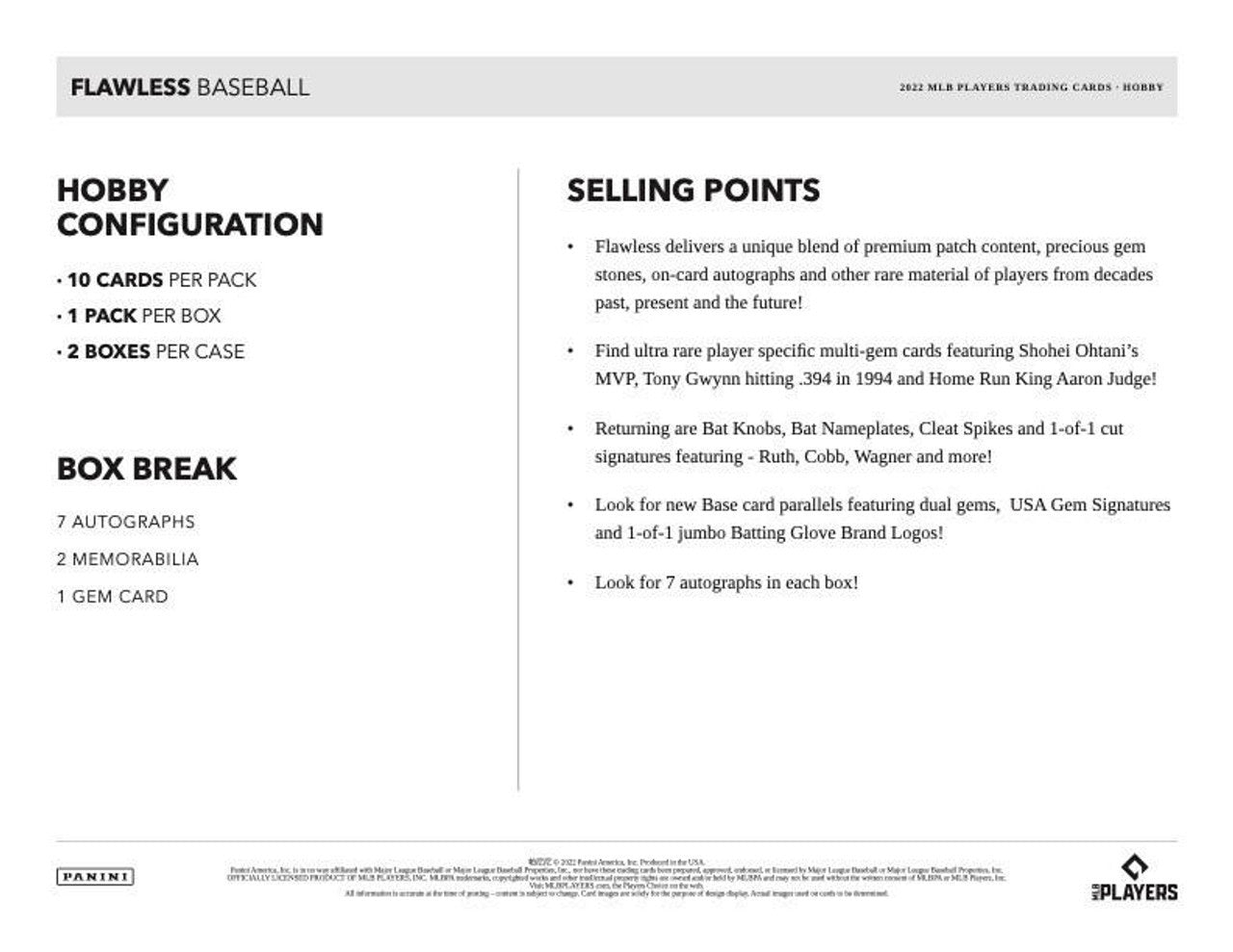2022 Panini Flawless Baseball Case (2)