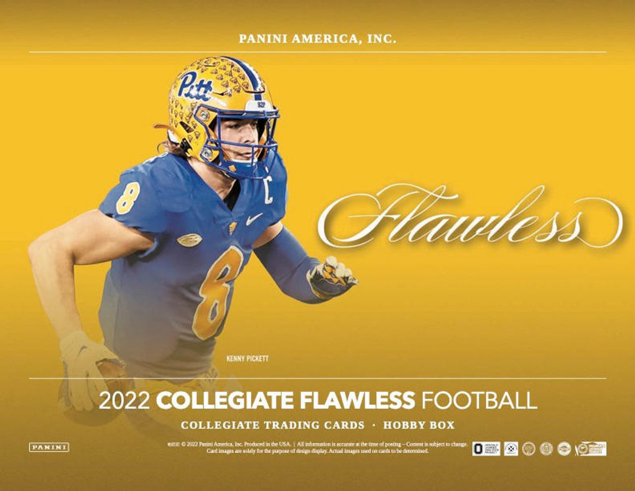 2022 Panini Flawless Collegiate Football 2-Box Case