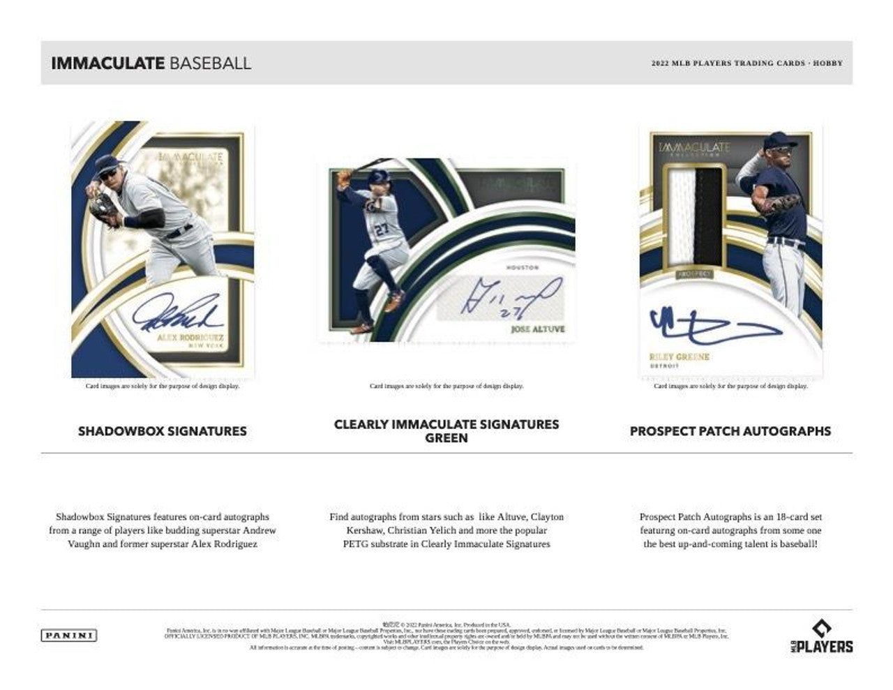 2022 Panini Immaculate Baseball Hobby Box