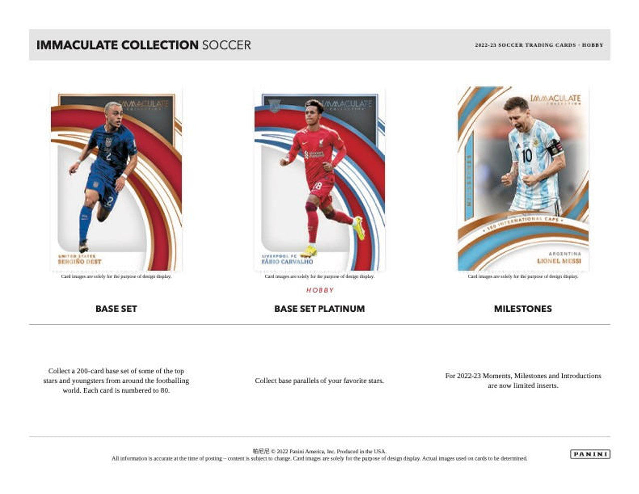 2022-23 Panini Immaculate Collection Soccer Hobby Box