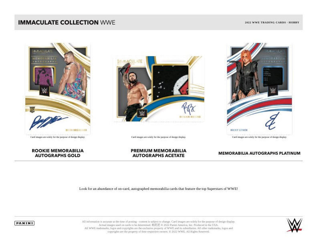 2022 Panini Immaculate WWE Case (5)