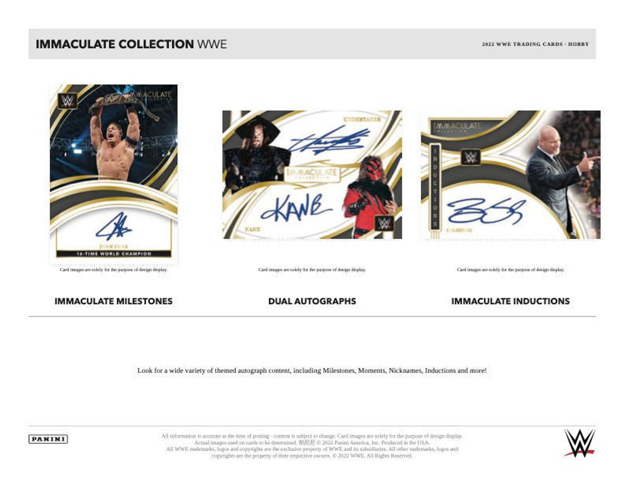 2022 Panini Immaculate WWE Case (5)