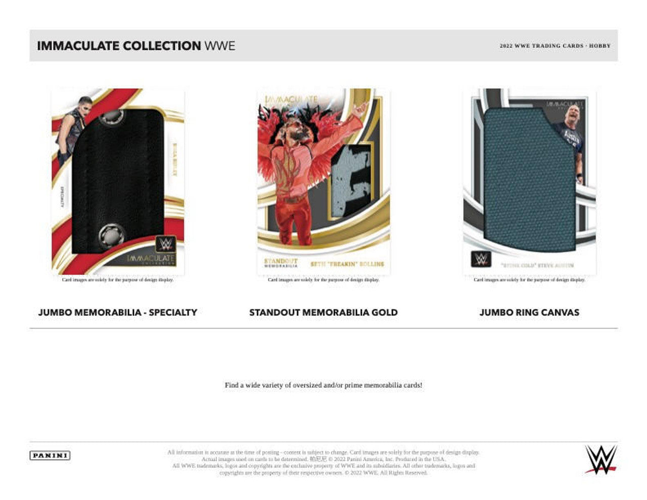 2022 Panini Immaculate WWE Case (5)