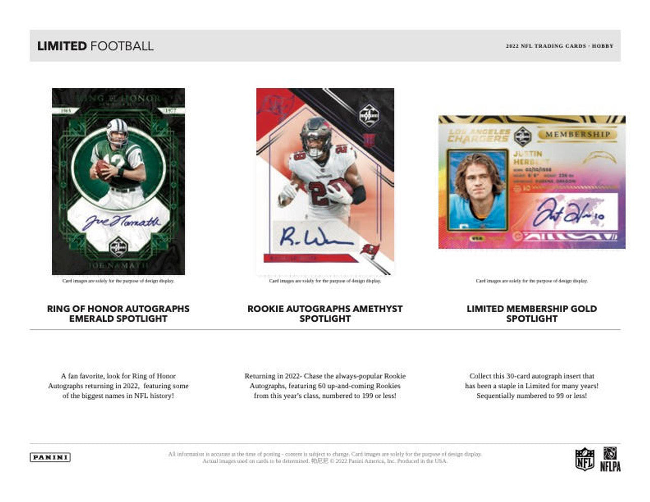 2022 Panini Limited Football Hobby Box