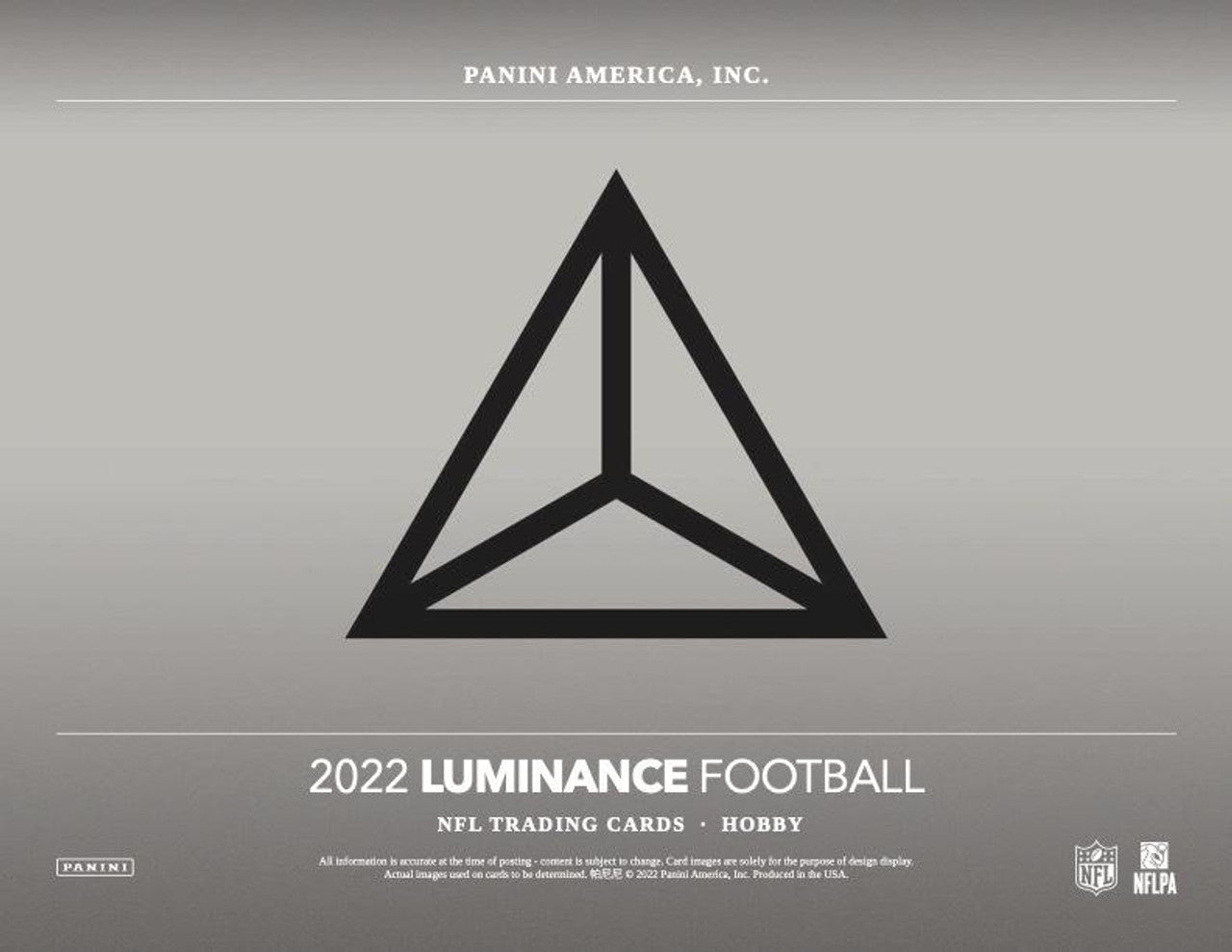 2022 Panini Luminance Football Hobby Box