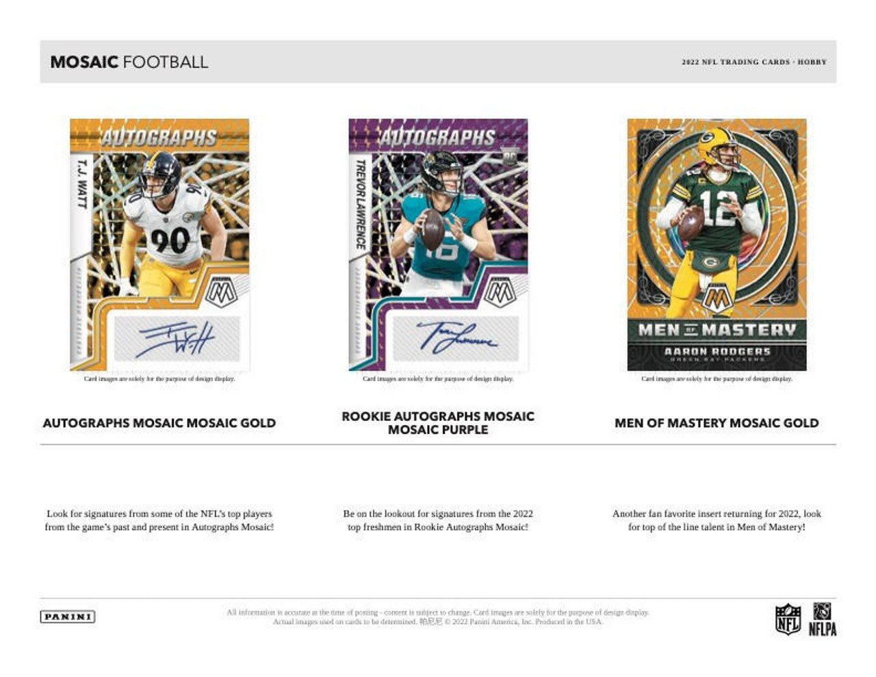 2022 Panini Mosaic Football Hobby Case